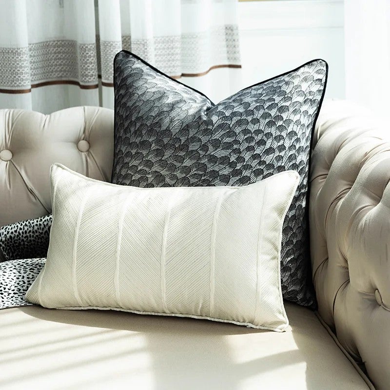 Y&D High Quality Sofa Cushion Cover Luxury Jacquard Throw Pillow Covers Decorative Home  Pillow Throw Pillow Cover for Couch - Image 2